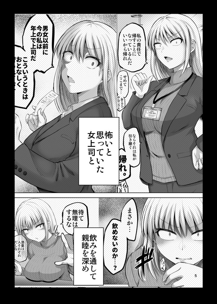 怖い女上司が脱いだらHで可愛かった話-FANBOX0.5まとめ-【ほしまきProject】 エロ同人誌画像 002